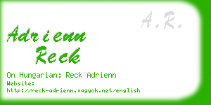 adrienn reck business card